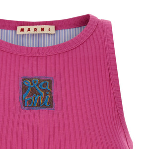 Marni Logo Patch Tank Top