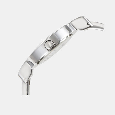 Bangled Women Quartz Mother Of Pearl Dial Analog Stainless Steel Watch TI000N30300