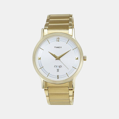 Classics Men Quartz Silver Dial Analog Stainless Steel Watch TI000R420