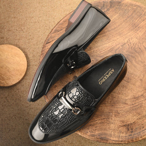 Titanium Party Loafers by Aspeerio