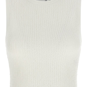 Elisabetta Franchi Ribbed Crop Top
