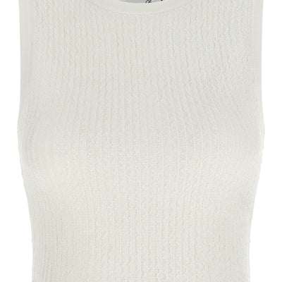 Elisabetta Franchi Ribbed Crop Top