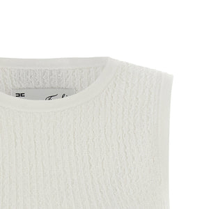 Elisabetta Franchi Ribbed Crop Top