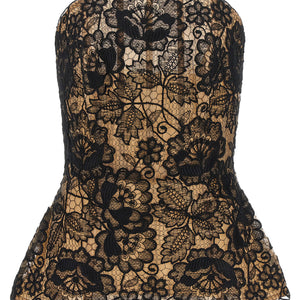 Elie Saab Guipure Lace Corset