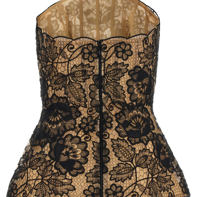 Elie Saab Guipure Lace Corset