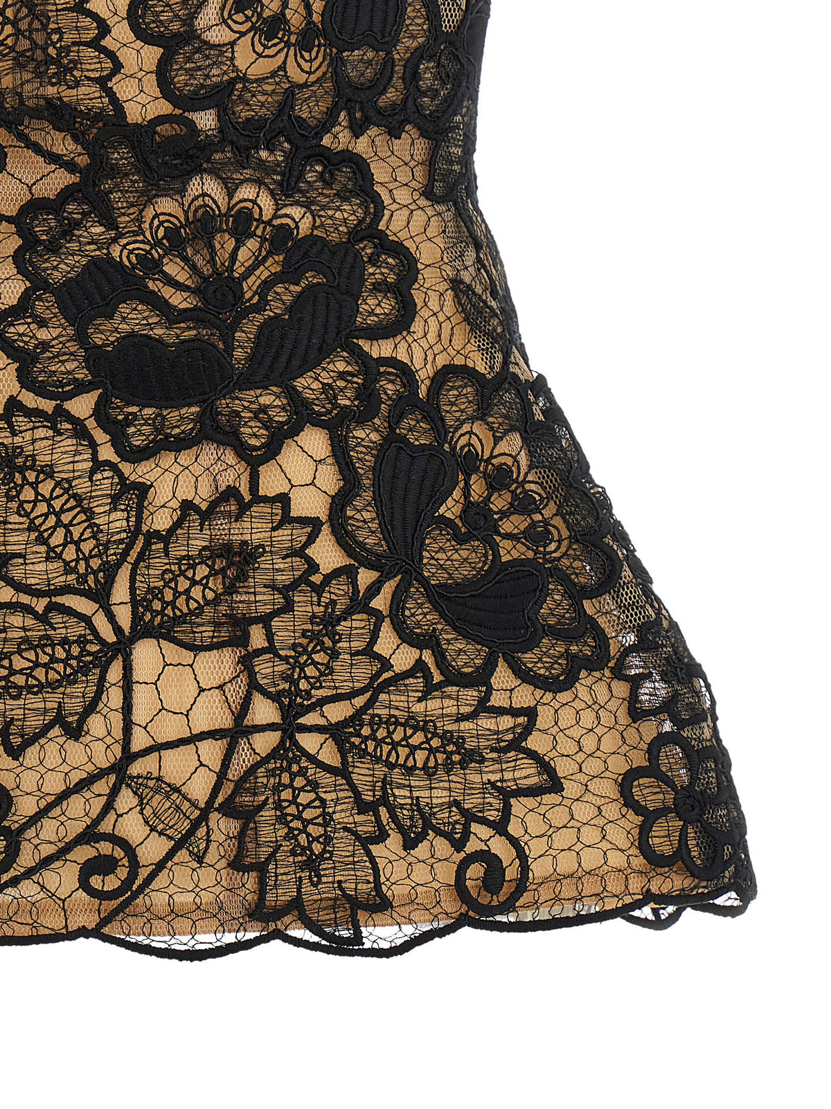 Elie Saab Guipure Lace Corset