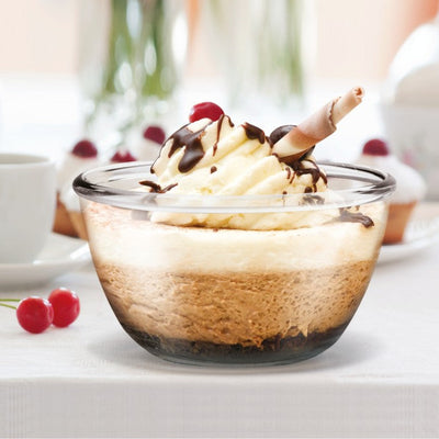 Treo by Milton Toughened Glass Mixing Bowl | Transparent | 1 Pc