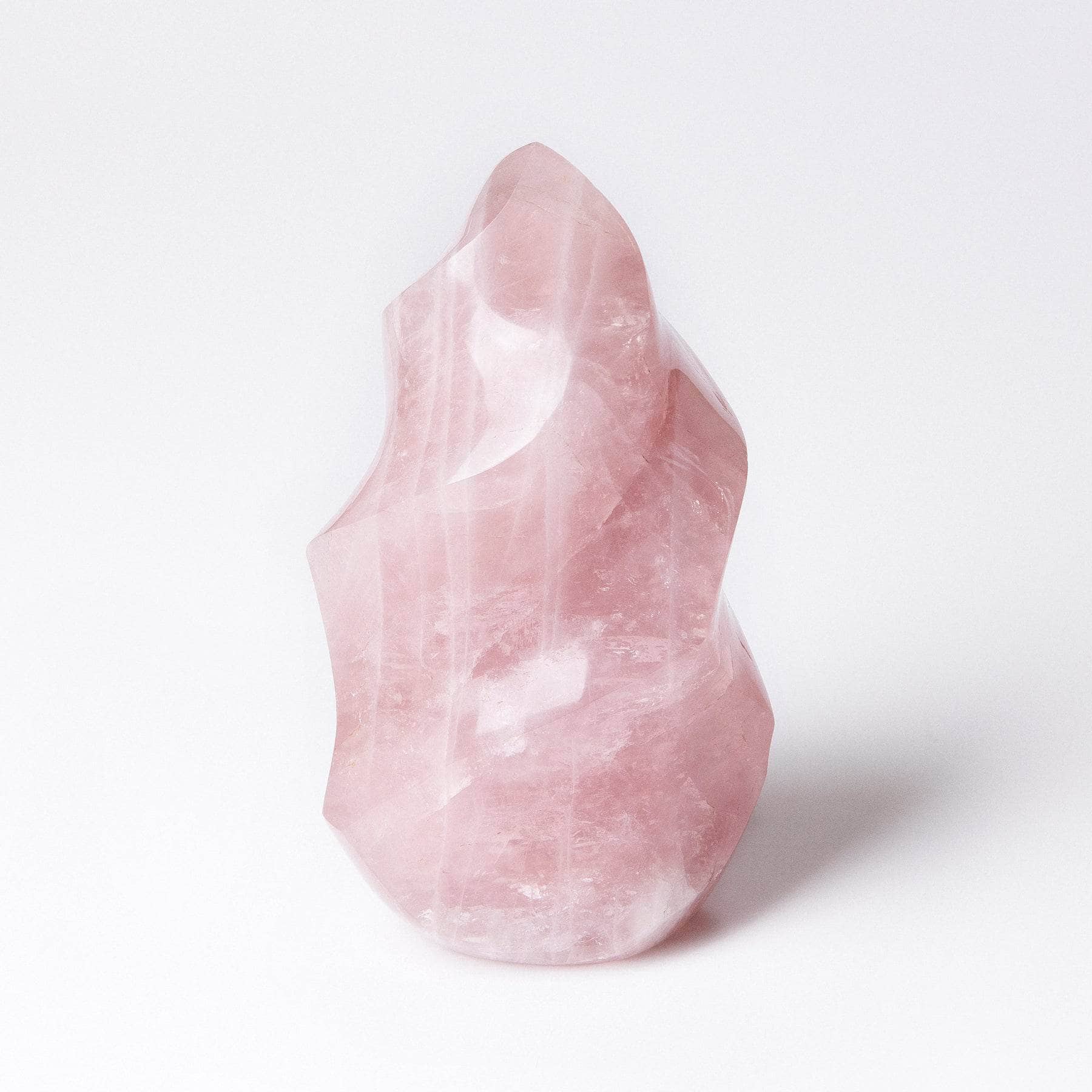 Rose Quartz Flame Crystals
