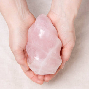 Rose Quartz Flame Crystals