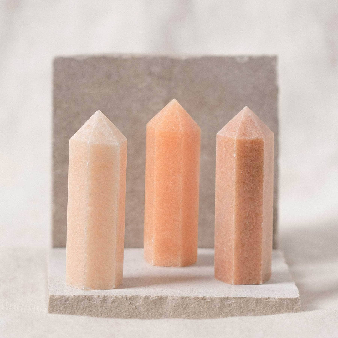 Honey Jade Crystal Point - AAA Premium Quality