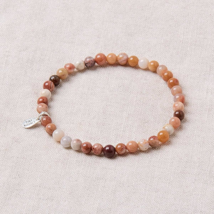 Petrified Wood Jade Energy Bracelet