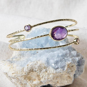 Amethyst Golden Bracelet
