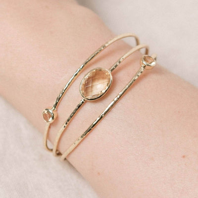 Citrine Golden Bracelet