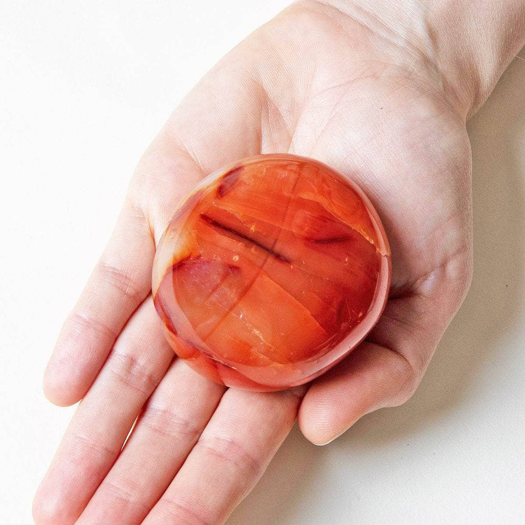 Carnelian Palm Stones - AAA Premium Quality