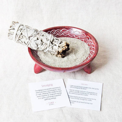 Celtic Knot Smudge Bowl or Resin Burner Kit