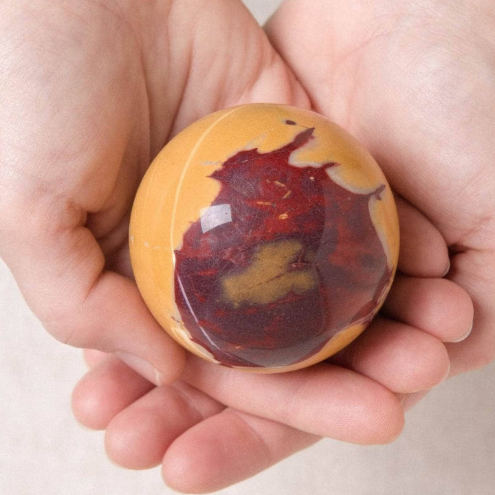 Mookaite Jasper Sphere with Tripod - AAA Premium Quality