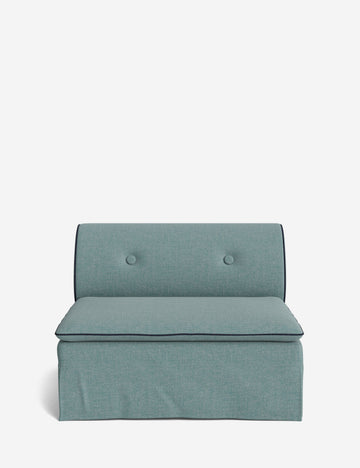 Pool Performance Cotton Weave/Navy Performance Linen