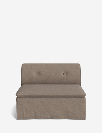 Tan Performance Cotton Weave/Mushroom Performance Weave