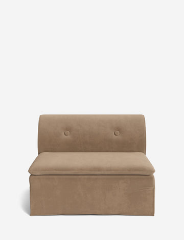Taupe Faux Mohair
