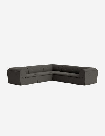Charcoal Performance Linen