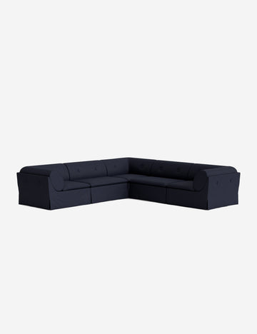 Navy Performance Linen