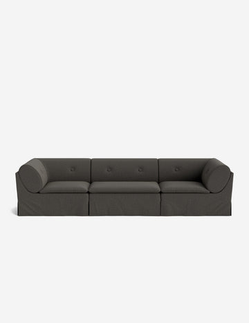 Charcoal Performance Linen