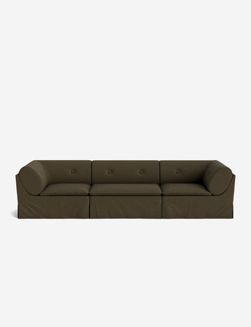Olive Performance Linen
