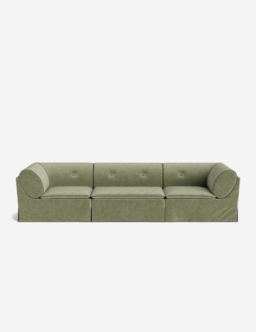 Sage Performance Striated Velvet/Moss Performance Striated Velvet