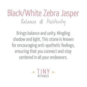 Black/White Zebra Jasper Energy Bracelet