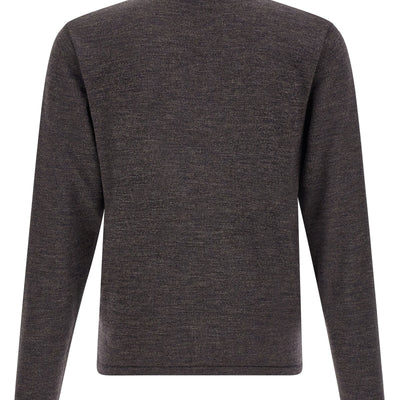 Lemaire Mouliné Wool Polo Shirt