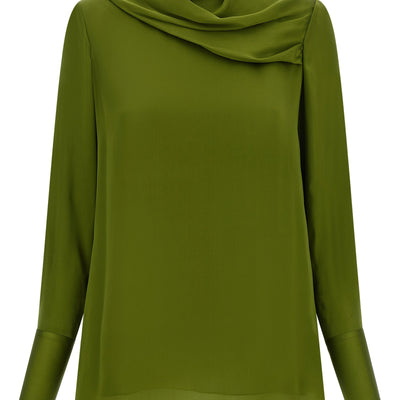 Tom Ford Draped Neck Blouse