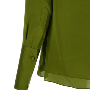 Tom Ford Draped Neck Blouse
