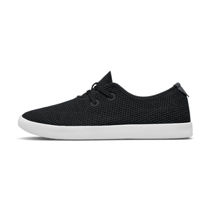 Men's Tree Skippers - Jet Black (White Sole)