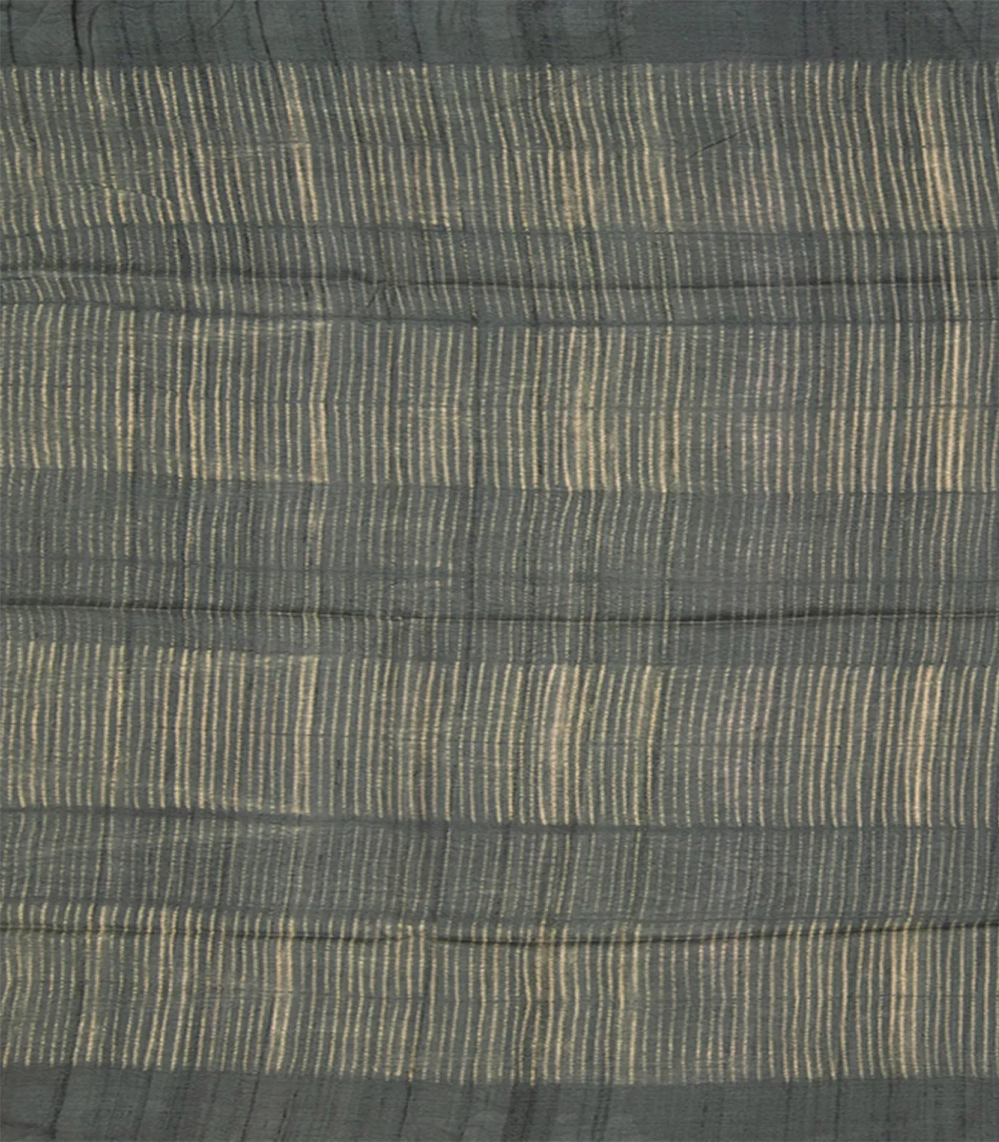 Pink Shibori Hand Printed Tussar Silk Saree With Floral Motifs