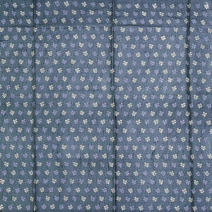 Steel blue Handloom Tussar Silk Saree With Printed Floral Motifs-Steel Blue