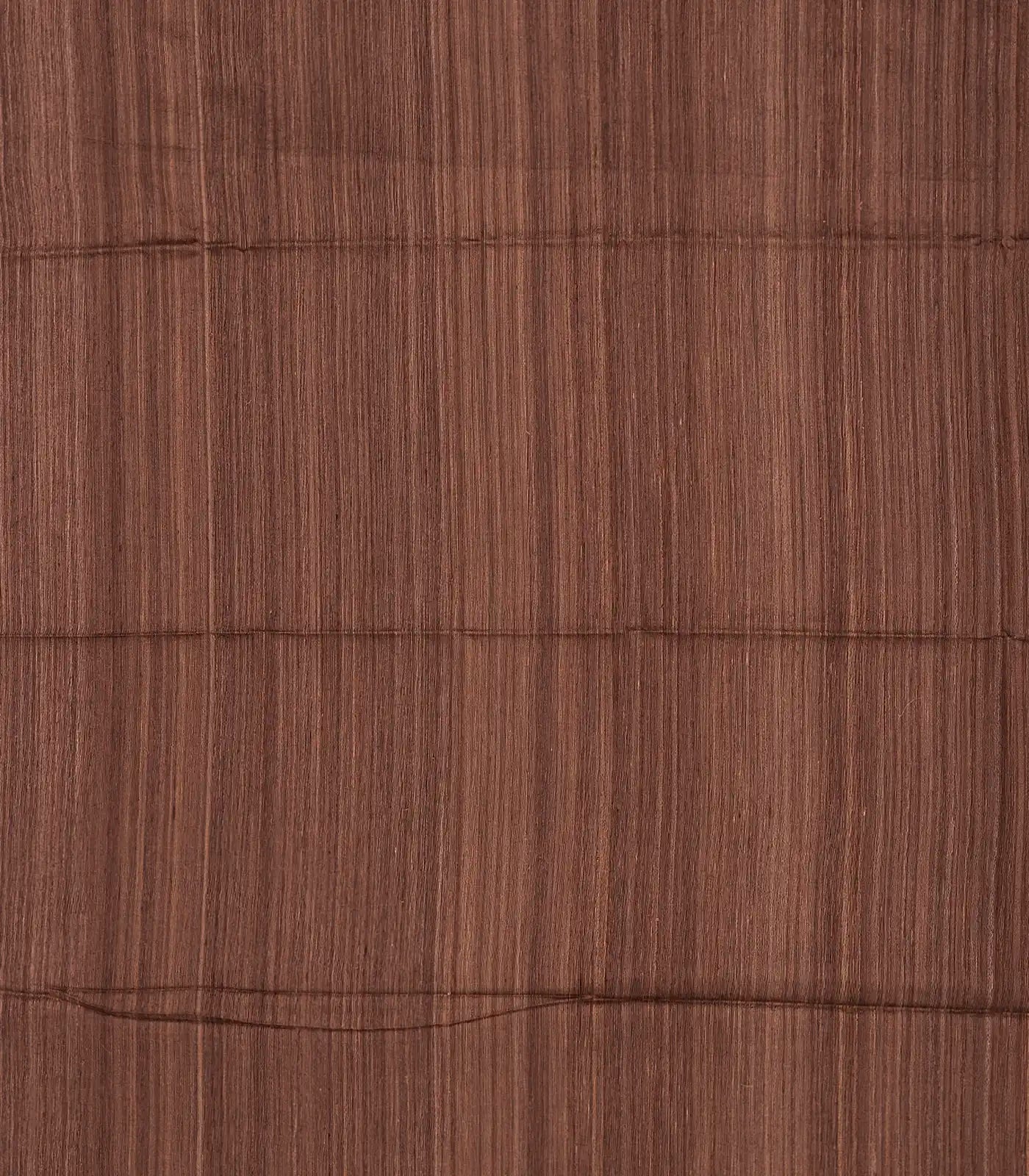 Brown Handloom Jute Saree With Stripe Buttas-Brown