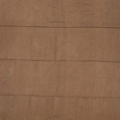 Taupe Handloom MungaTussar Silk Saree With Kamalam Motifs-Taupe