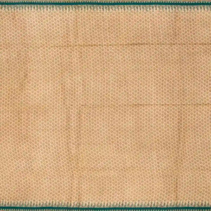 Red Handloom Tussar Silk Saree With Printed Floral Motifs-Red