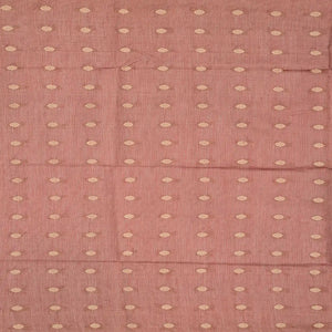 Chestnut Pink Handwoven Tussar Silk Saree With Floral Motifs-Chestnut Pink