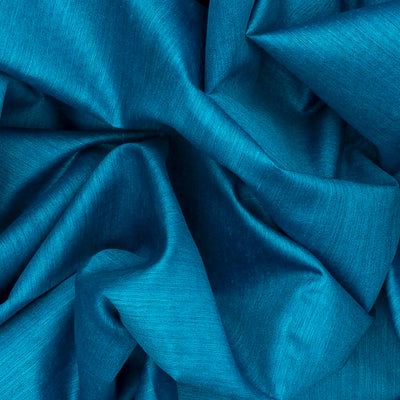 Sky Blue Handwoven Plain Tussar Silk Saree -Sky Blue