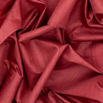 Chestnut Pink Woven Tussar Silk Saree With Temple Border-Chestnut Pink