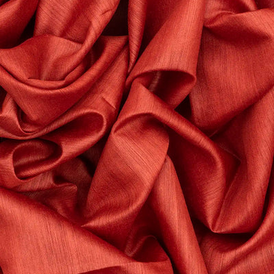 Peach Woven Tussar Silk Saree With Half Diamond Border-Peach