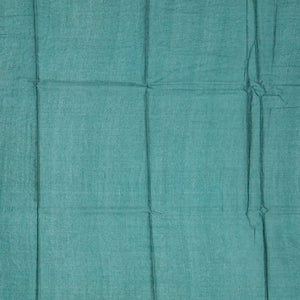 Shadow Green Woven Tussar Silk Saree With Dotted Stripes-Shadow Green