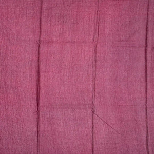 Lilac Woven Tussar Silk Saree With Dotted Stripes-Lilac