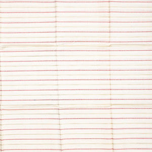 Off White Woven Tussar Silk Saree With Multi Stripes-Off White