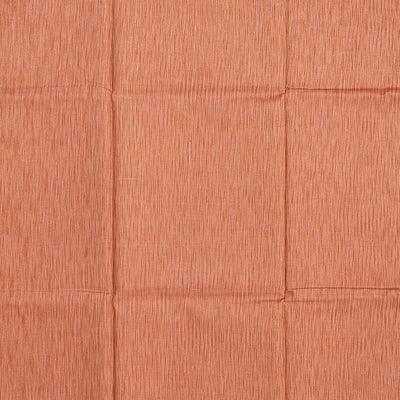 Light Peach Woven Tussar Silk Saree With Embroidered Motifs-Light Peach