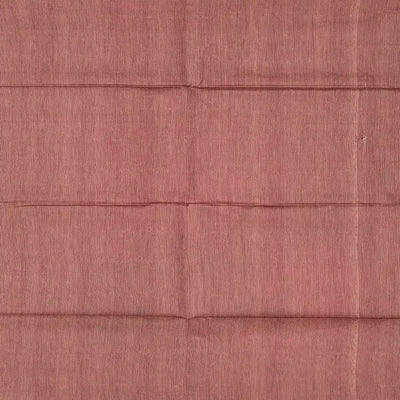 Chestnut Pink Woven Tussar Silk Saree With Button Motifs-Chestnut Pink