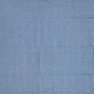 Blue Woven Tussar Silk Saree With Button Motifs-Blue