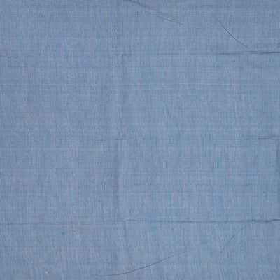 Blue Woven Tussar Silk Saree With Button Motifs-Blue