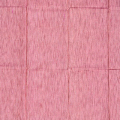 Bubble Gum Pink Woven Tussar Silk Saree With Diamond Motifs-BubbleGum Pink